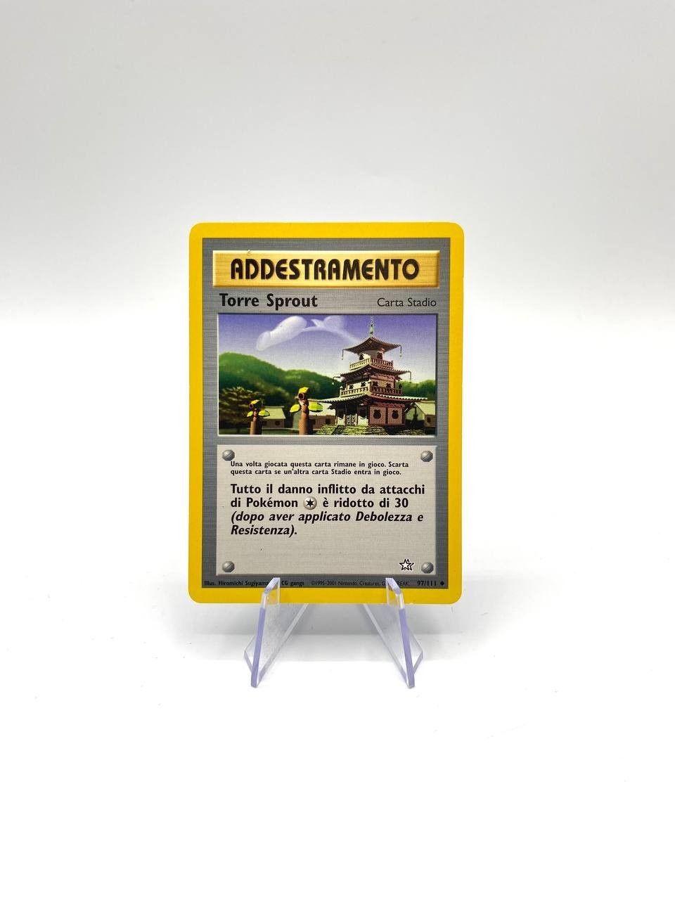 Carta pokemon Torre Sprout 97/111 set Neo Genesis Vintage Excellent Italiano