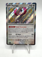Carta pokemon Flamigo 211/091 PAF Destino di paldea Holo Near mint Italiano
