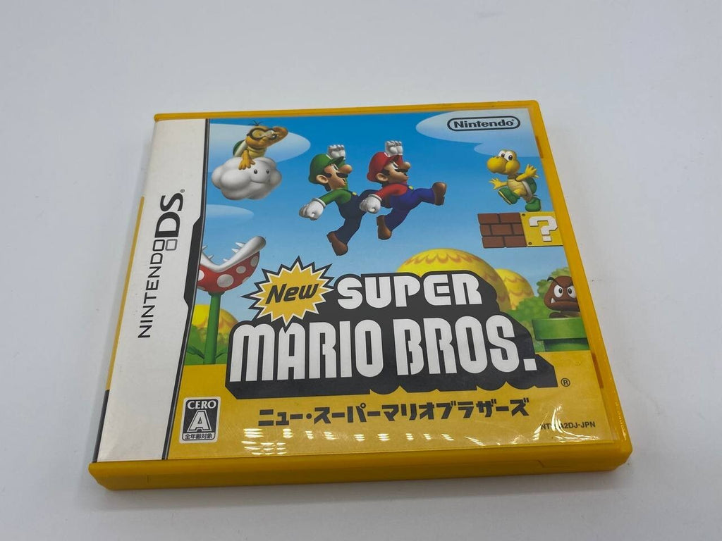 New Super Mario Bros Nintendo DS Complete Japanese Console Only Luigi Brothers