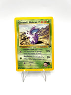 Carta pokemon Giovanni's Nidoran 76/132 set Gym Heroes Vintage Inglese good