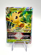Carta pokemon Leafeon VSTAR F SWSH195 Holo Italiano Near mint Spada e scudo