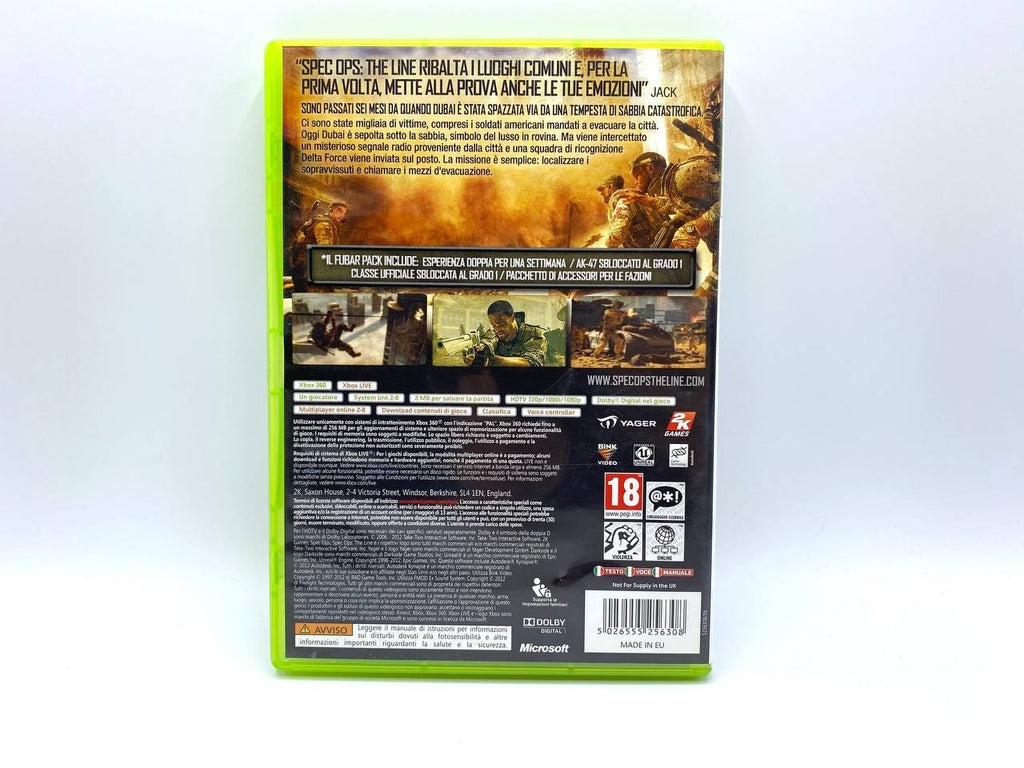 Spec Ops The Line Premium Edition Xbox 360 Completo funzionante Italiano