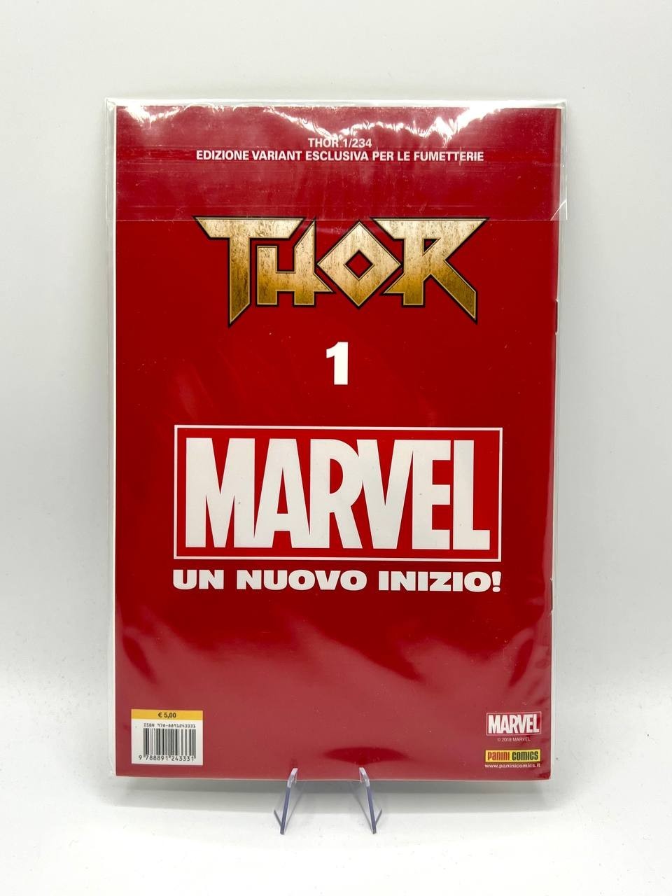 THOR N° 1/234  VARIANT COVER SPILLATO MARVEL Fumetto Panini Mjolnir Tuono