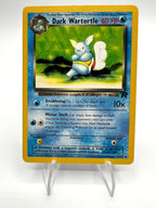 Carta Pokemon set Team Rocket Dark Wartortle 46/82 Inglese Vintage Excellent