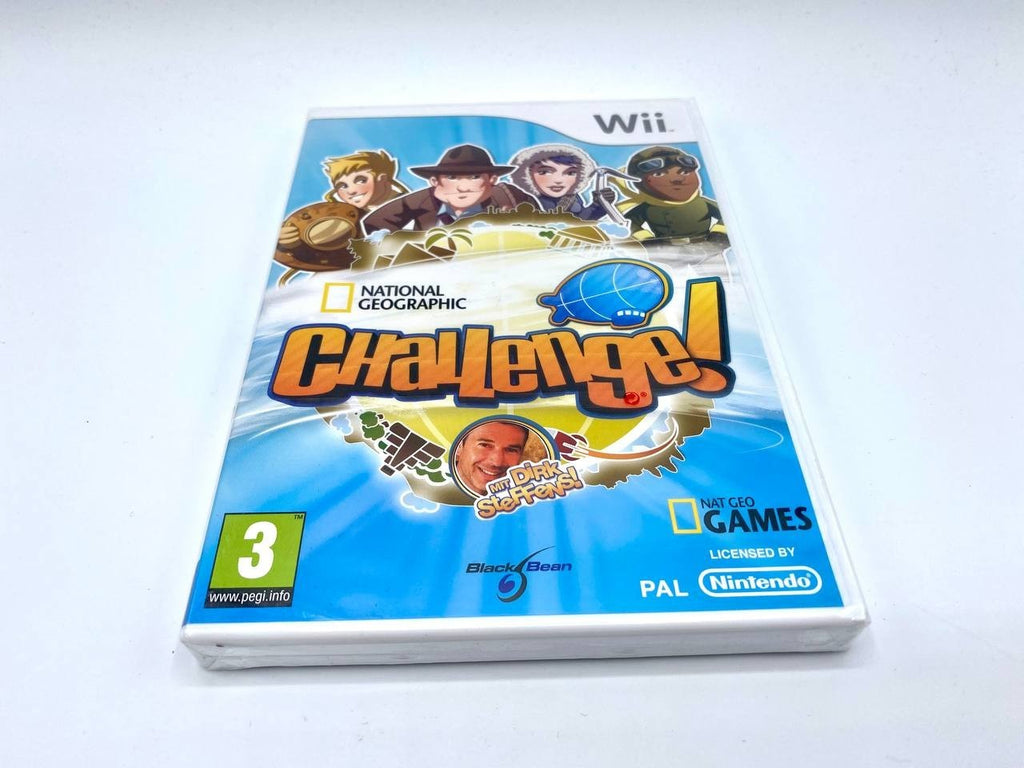 NATIONAL GEOGRAPHIC CHALLENGE Tedesco PAL Nuovo SEALED DEUTSCH NINTENDO WII
