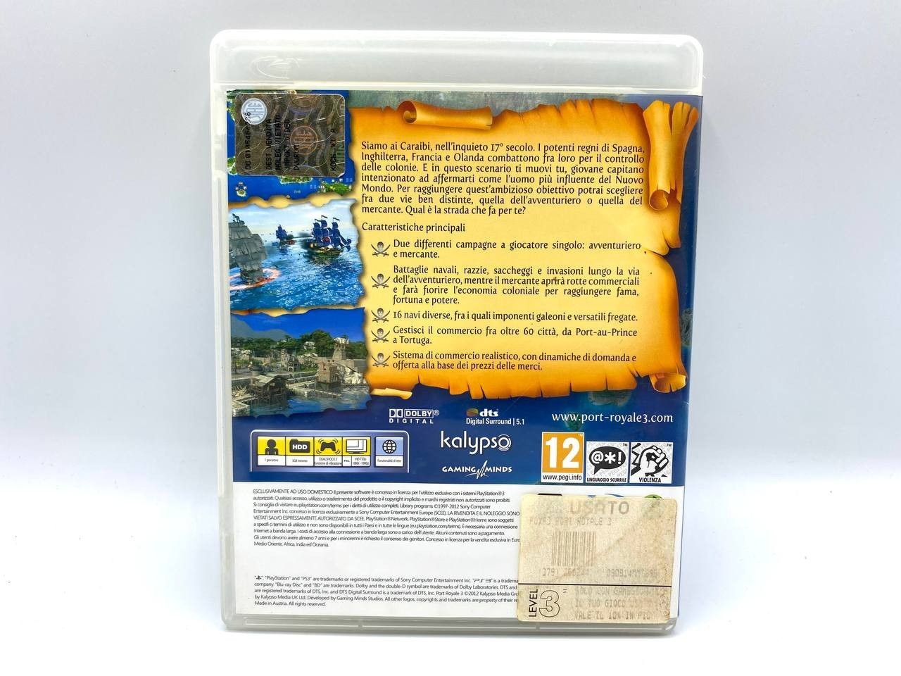 Gioco Port Royale 3 Sony PlayStation PS3 Completo Funzionante Italiano