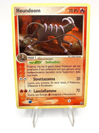 Carta pokemon Houndoom 7/115 set Forze segrete Reverse Holo Italiano Good