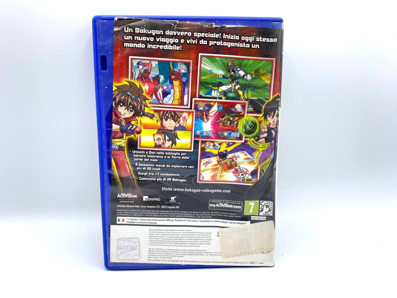 Bakugan Battle Brawlers PlayStation 2 PS2 Completo Funzionante Italiano