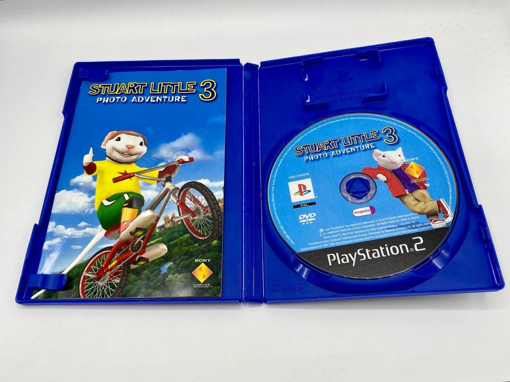 Stuart little 3 Photo adventure ps2 sony playstation Completo funzionante ITA