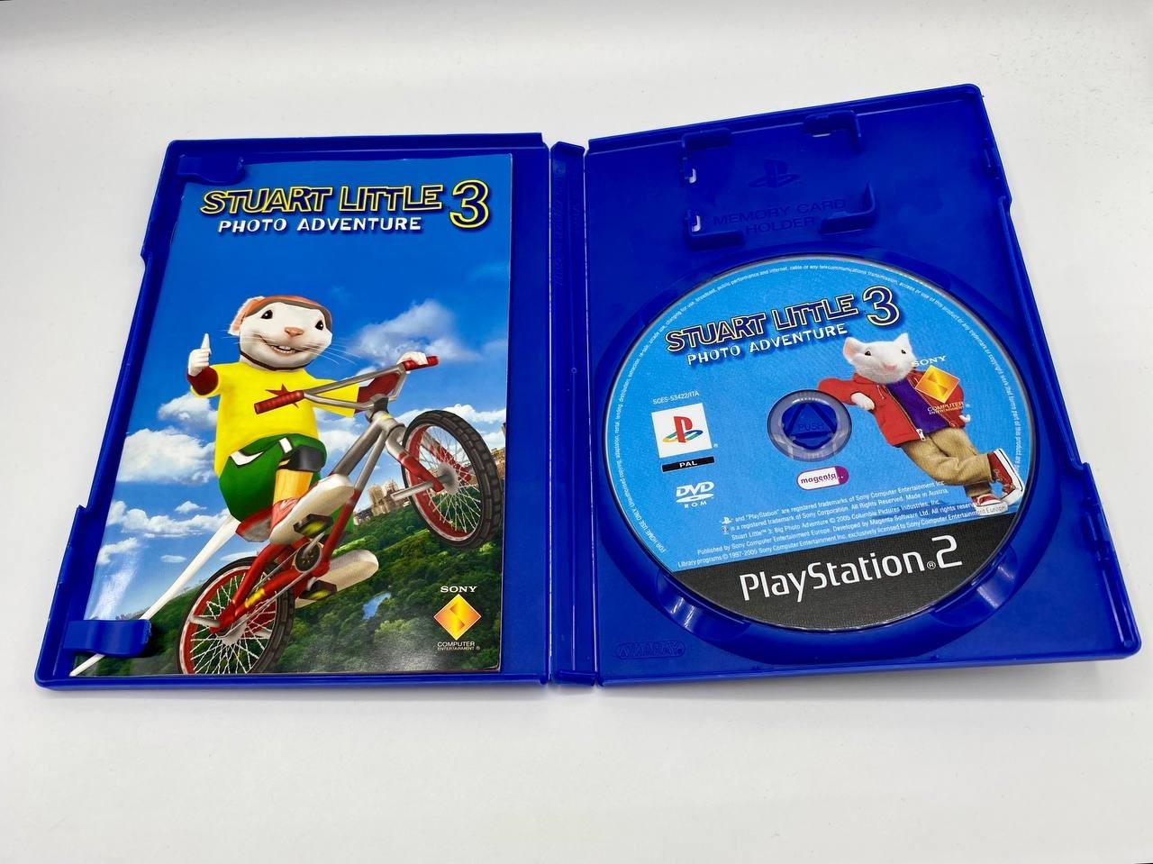 Stuart little 3 Photo adventure ps2 sony playstation Completo funzionante ITA