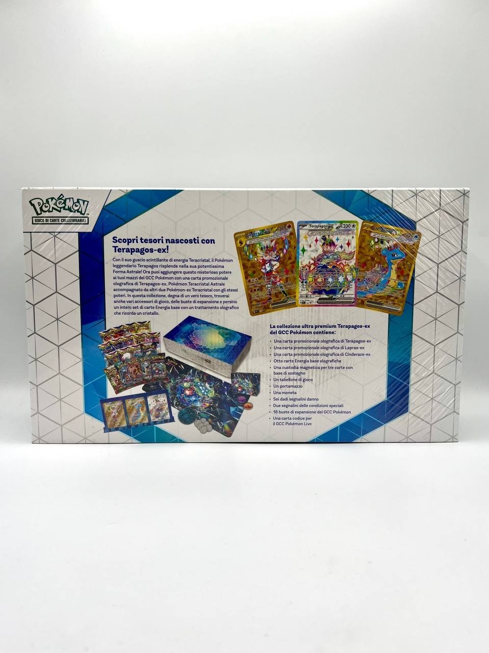 Box Pokemon TCG Terapagos EX Ultra Premium Collection UPC Box Sealed Nuovo ITA