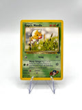 Carta pokemon Koga's Weedle 82/132 set Gym Heroes Poor Vintage Inglese no holo