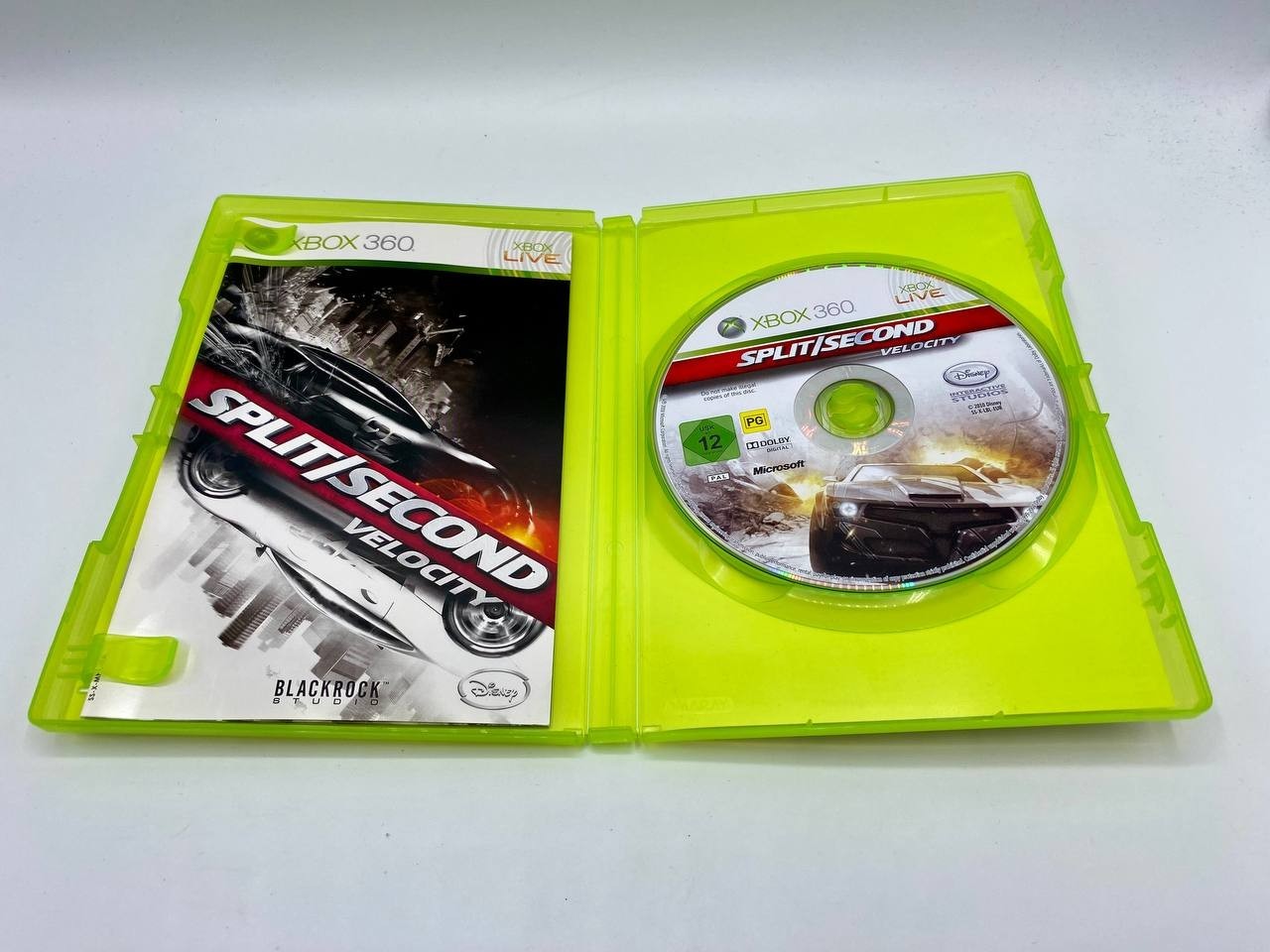 Split Second velocity Microsoft Xbox 360 Completo Funzionante Italiano Disney