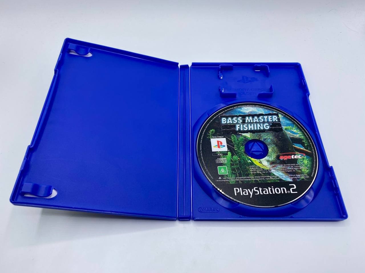 BASS MASTER FISHING SIMULATORE PESCA SONY PLAYSTATION 2 PS2 Funzionante Completo