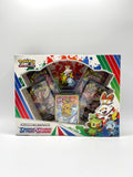 Pokémon Collezione con Statuina Spada e Scudo Italiano Sealed 4 bustine