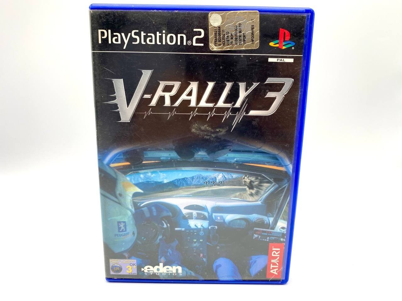 Gioco V-Rally 3 Sony PlayStation 2 PS2 Italiano Funzionante Completo Atari