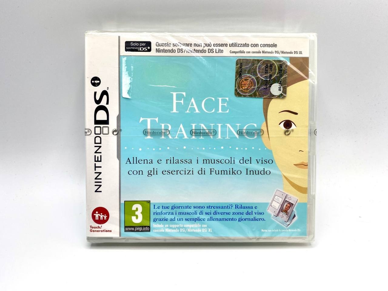 Videogioco Nintendo DS Face training Fumiko inudo Nuovo sigillato Italiano
