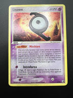 Carta Pokemon EX Forze segrete HOLO Unown Z/28 Near mint Italiano Vintage 2006