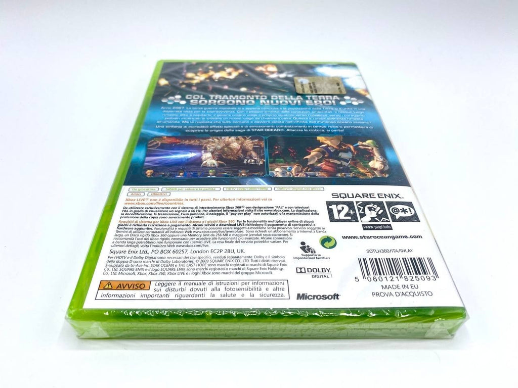 Star Ocean the Last Hope XBOX 360 Microsoft PAL ITA gioco nuovo SEALED
