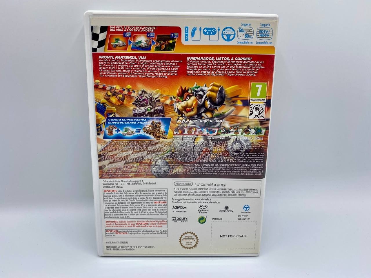 Skylanders Superchargers Racing Starter Pack Set Nintendo Wii & Figures Italiano