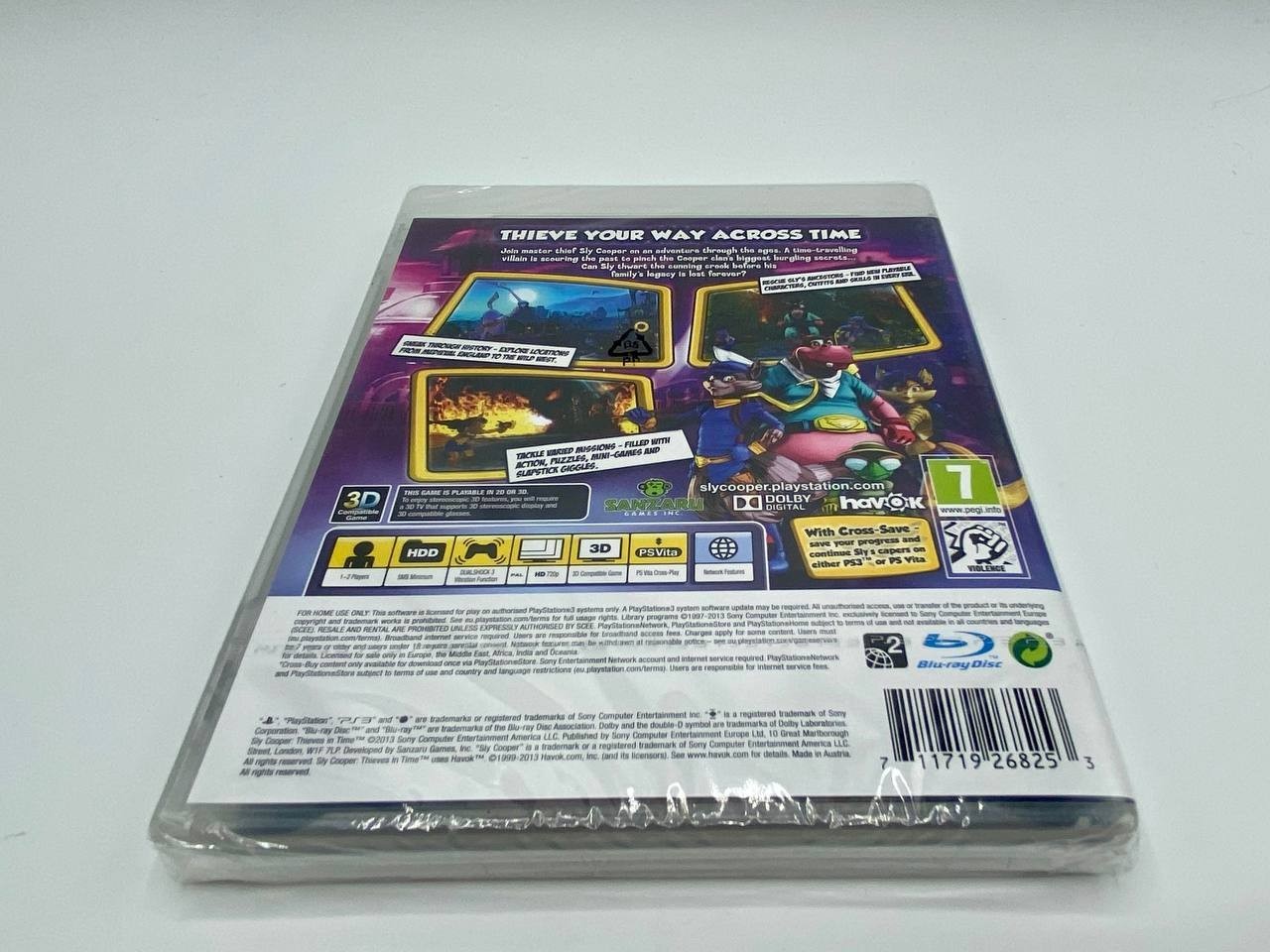 Sly Cooper Thieves in Time PS3 Sony Playstation 3 ENG gioco nuovo SEALED