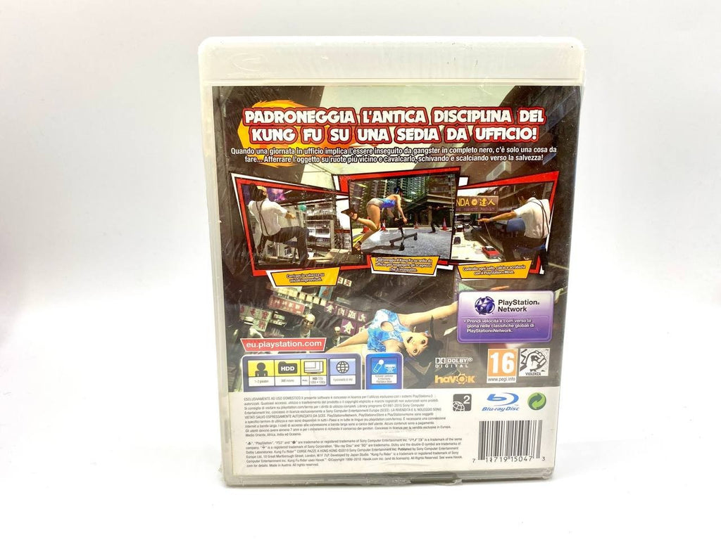KUNG FU RIDER CORSE PAZZE A HONG KONG PlayStation 3 PS3 Completo ITA Funzionante