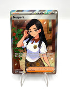 Carta Pokemon NESPERA 136/131 Evoluzioni Prismatiche PRE Full Art Holo ITA NM