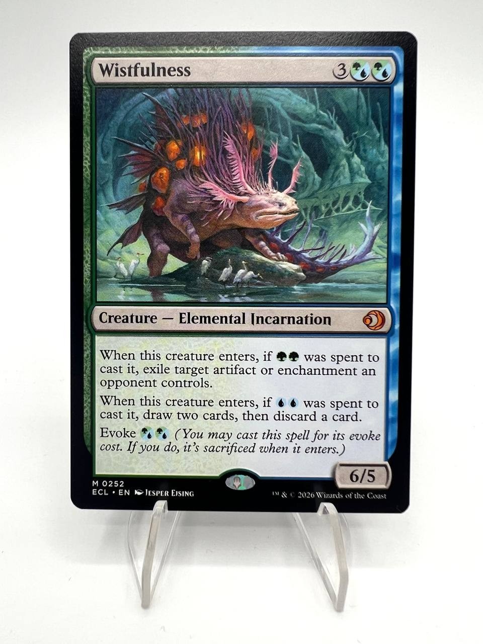 Carta magic Lorwyn Eclipsed MTG Wistfulness M 0252 Near mint Inglese ENG