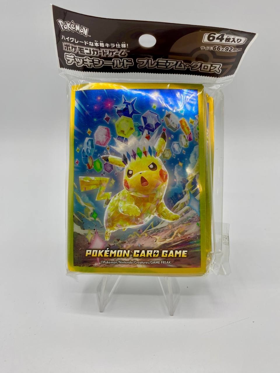 Pokemon card game sleeves pikachu stellar terastal Sealed Japanese