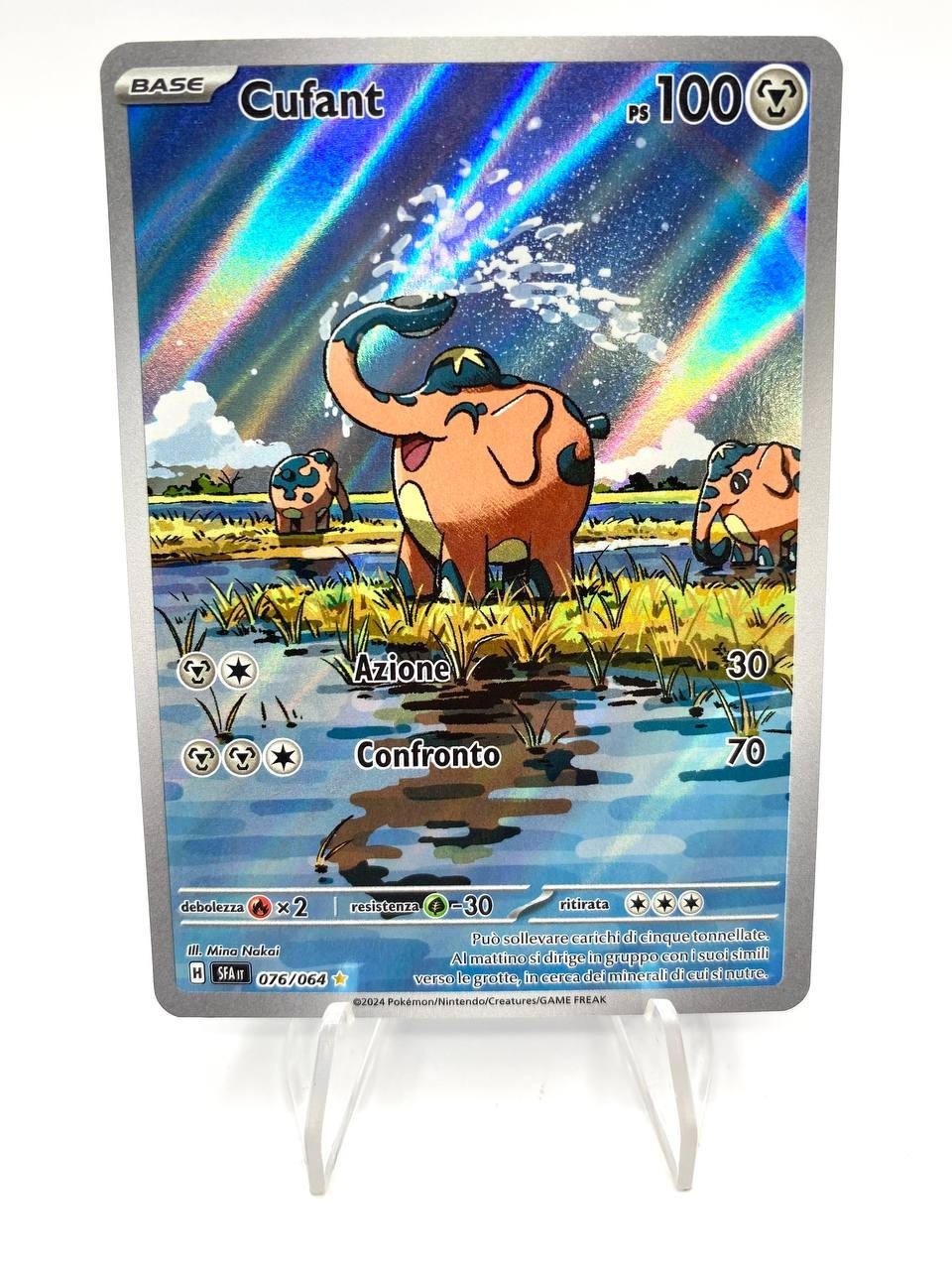 Carta pokemon CUFANT 076/064 set Segreto Fiabesco SFA Near Mint Holo Italiano