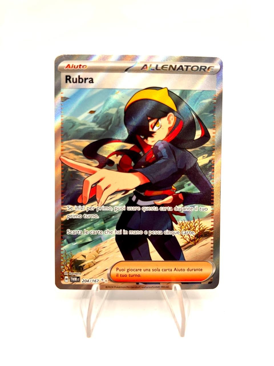 Carta Pokemon Rubra 204/167 TWM Crepuscolo Mascherato Italiano Near mint Holo