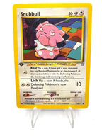 Carta pokemon 1st Edition Snubbull 74/111 set Neo Genesis 2000 Vintage Excellent