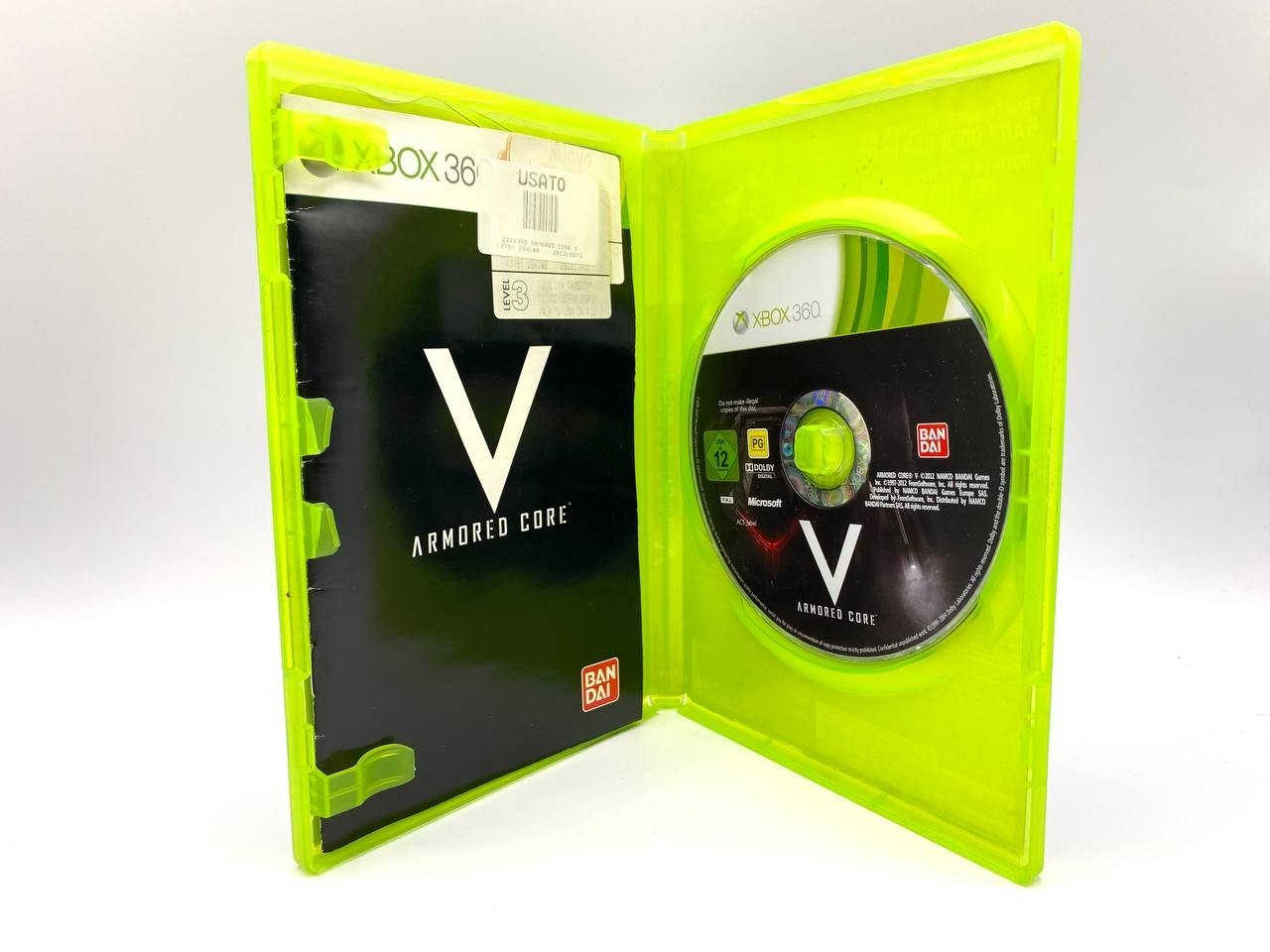 Armored Core V Microsoft Xbox 360 Bandai Completo funzionante Italiano