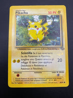 Carta Pokemon Pikachu 60/64 Wizard of the Coast Stamped set Jungle Italiano EXC