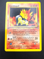 Carta Pokemon Cyndaquil set Neo Genesis 56/111 1a Edizione Near mint Inglese