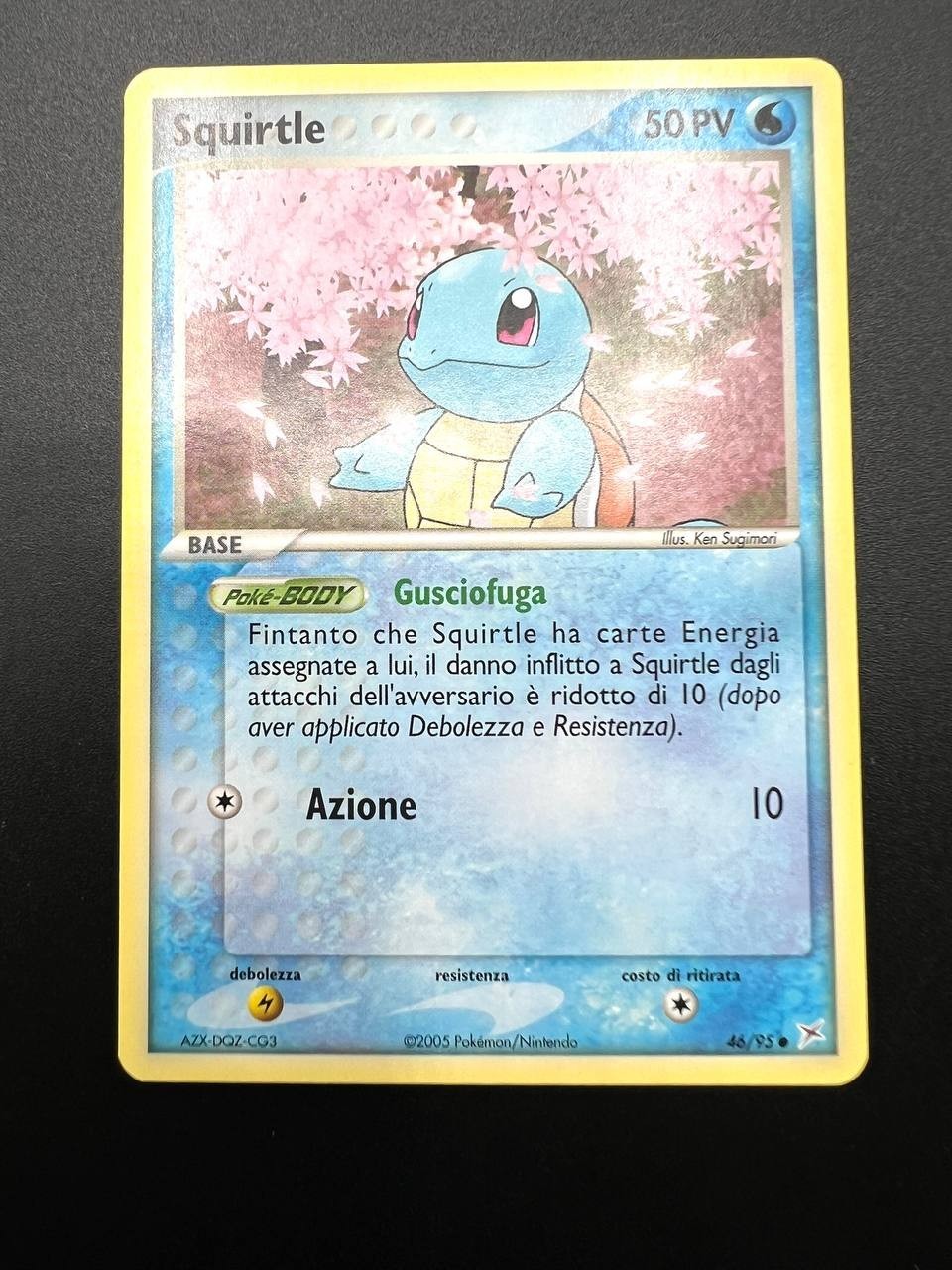 Carta pokemon squirtle 46/95  EX Team Magma vs Team Idro Italiano Near mint