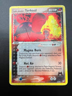 Carta pokemon Team Magma's Torkoal 12/95 Holo EX Team Magma vs Team Aqua Poor