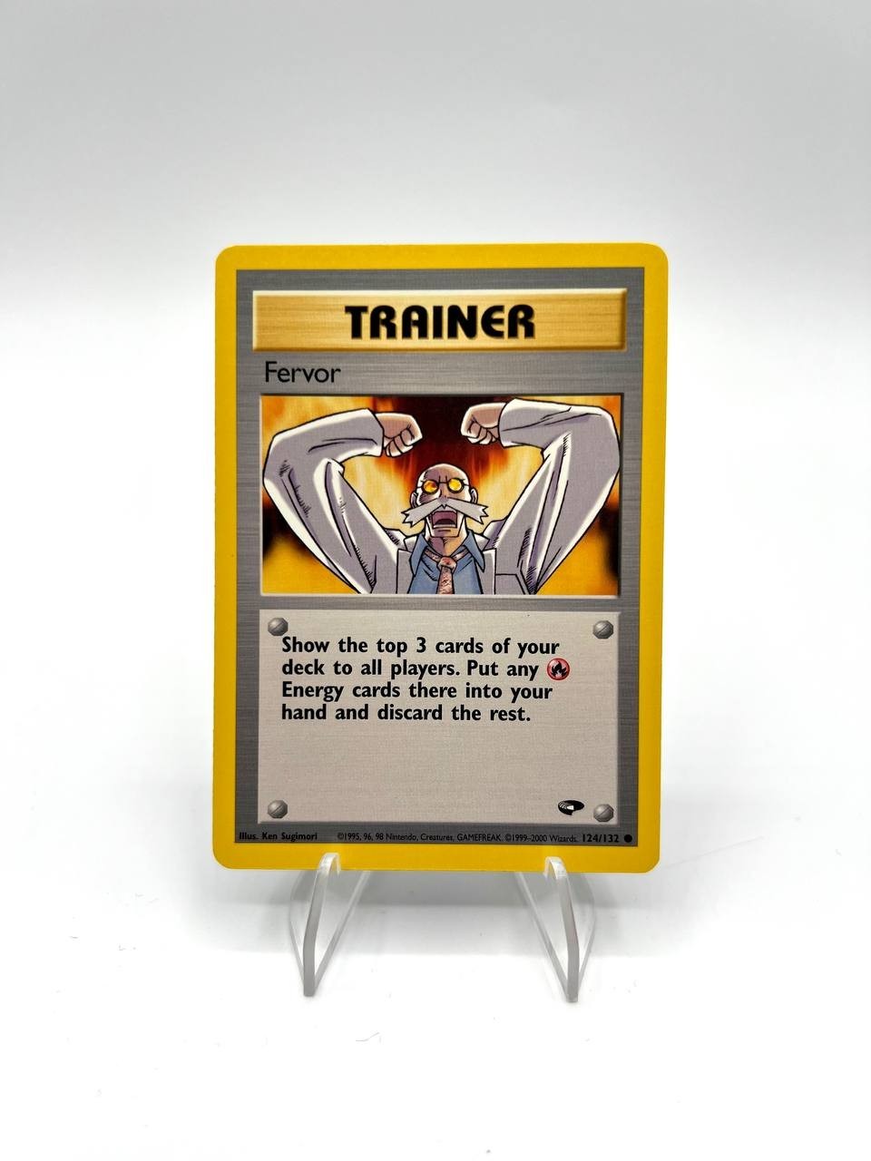 Carta pokemon Fervor 124/132 set Gym Heroes Excellent Vintage Inglese