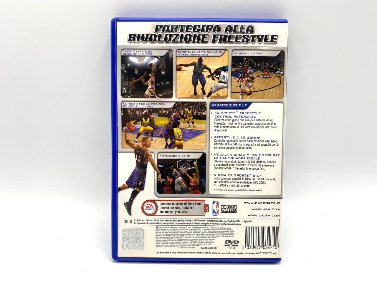 NBA LIVE 2004 Ps2 SONY Playstation 2 Ita Italiano Completo funzionante