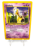carta Pokemon set Neo Genesis 1a edizione Girafarig 58/111 Inglese Excellent