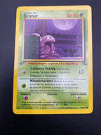 Carta pokemon Grimer 48/62 1 Edizione set Fossil FO Italiano Excellent Vintage