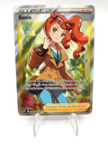 Carta Pokemon Sonia Full Art D 192/192 set Fragore Ribelle Poor Italiano