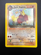 Carta pokemon Dark Dugtrio 6/82 set Team Rocket Poor Holo Italiano Vintage