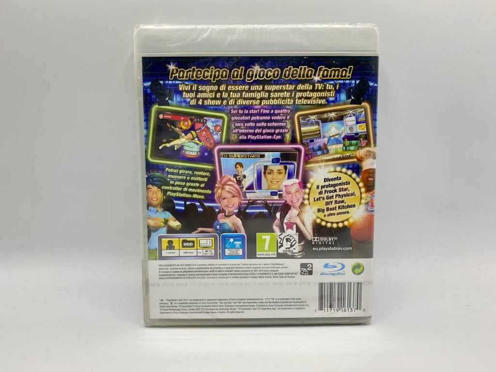 Videogioco Superstars tv Facce da reality ps3 Playstation Completo Sealed