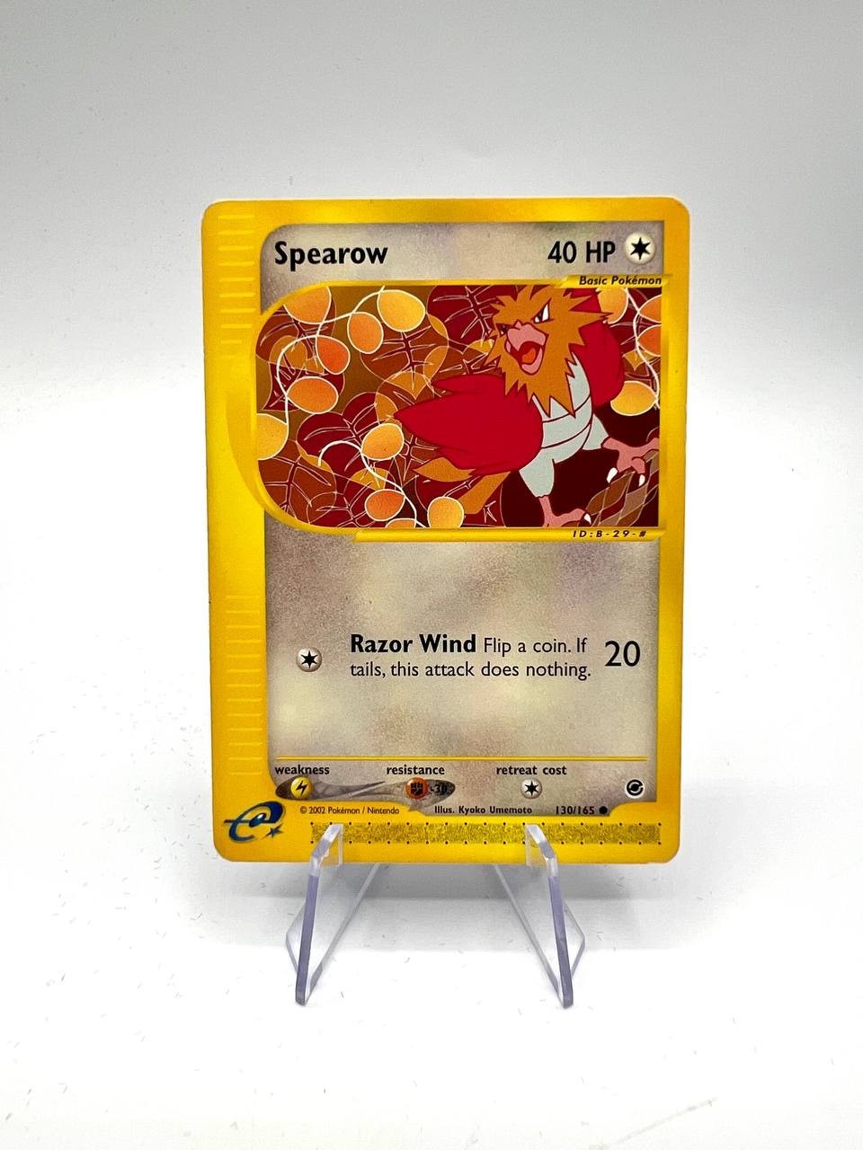 Pokemon Card Spearow 130/165 Expedition inglese comune good condiction