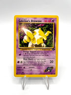 Carta pokemon Sabrina's Drowzee 95/132 Gym Challenge Excellent Inglese Vintage