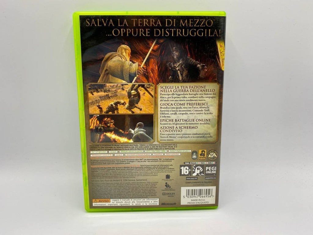 Il signore degli anelli La conquista Microsoft Xbox 360 Completo funzionante