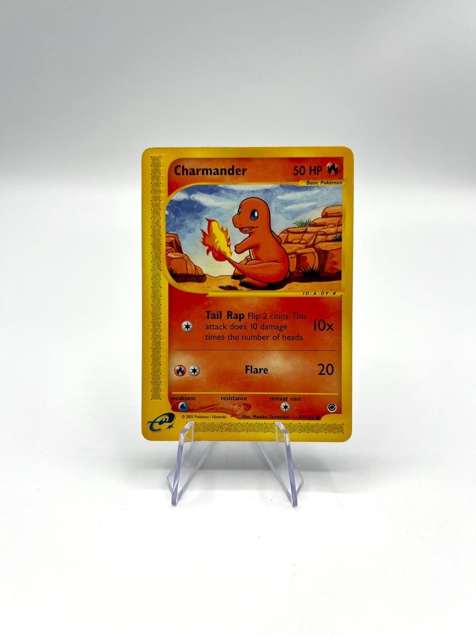 Carta Pokemon set Expedition Charmander 97/165 No Holo Inglese ENG Played