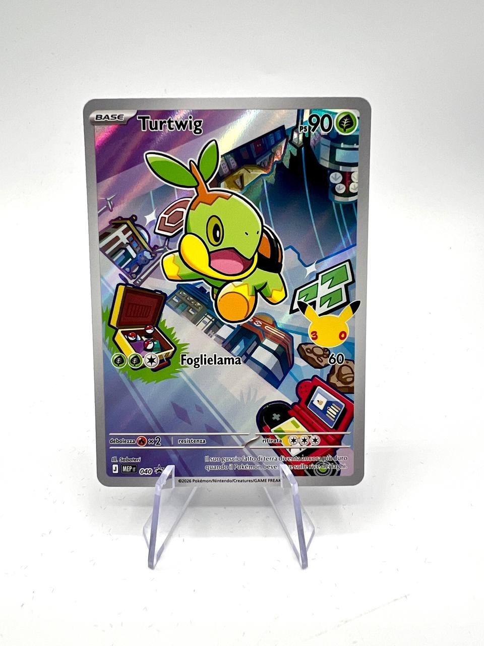 Mep040 Turtwig Promo Megaevoluzione Pokémon  Ita Italiano art rare near mint