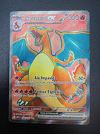 carta Pokemon Charizard Ex mew 183/165 151 Italiano excellent full art